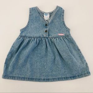 Baby B’gosh Blue Jean denim baby girl dress 24 M